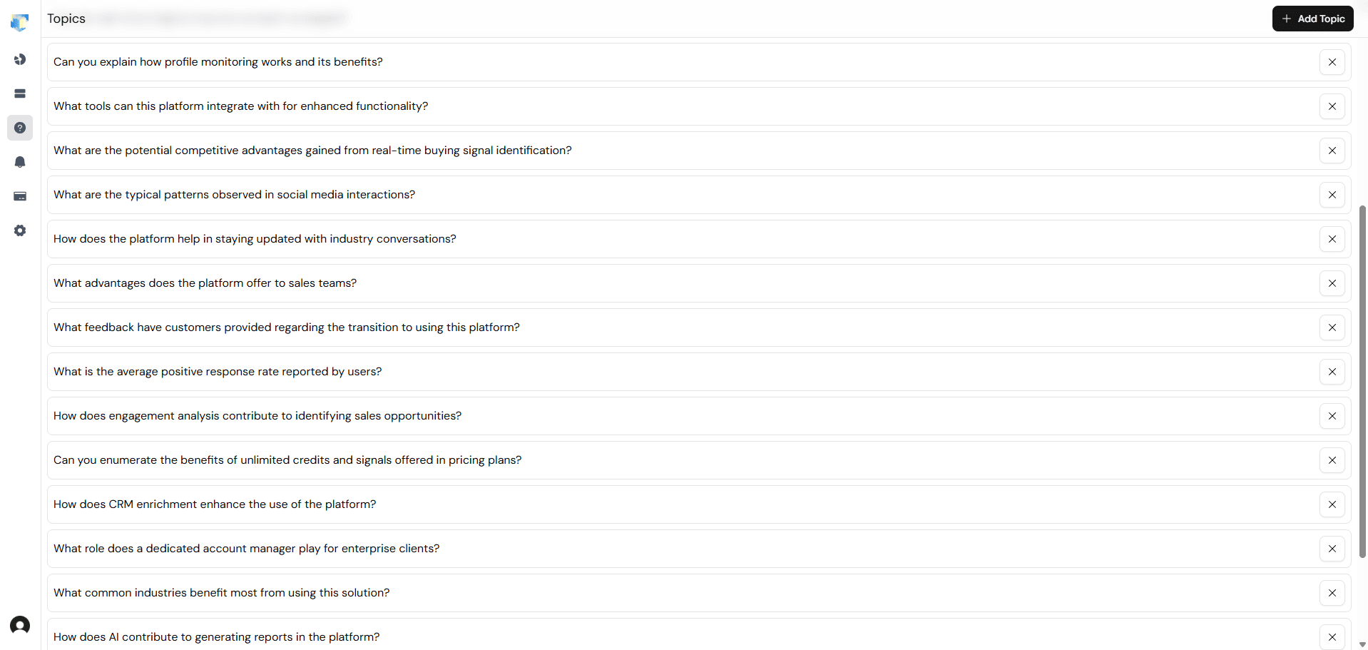 Add Topics